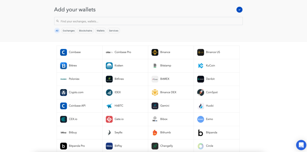 Adding my wallets to Koinly