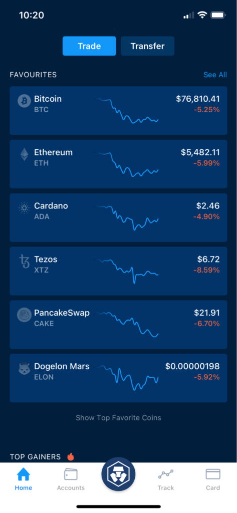 Crypto com app while trading