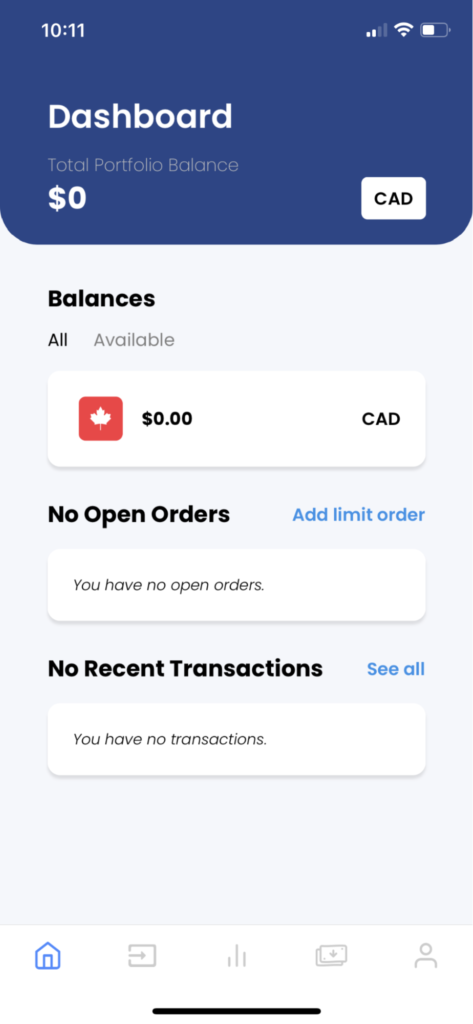 Using netcoins.ca app