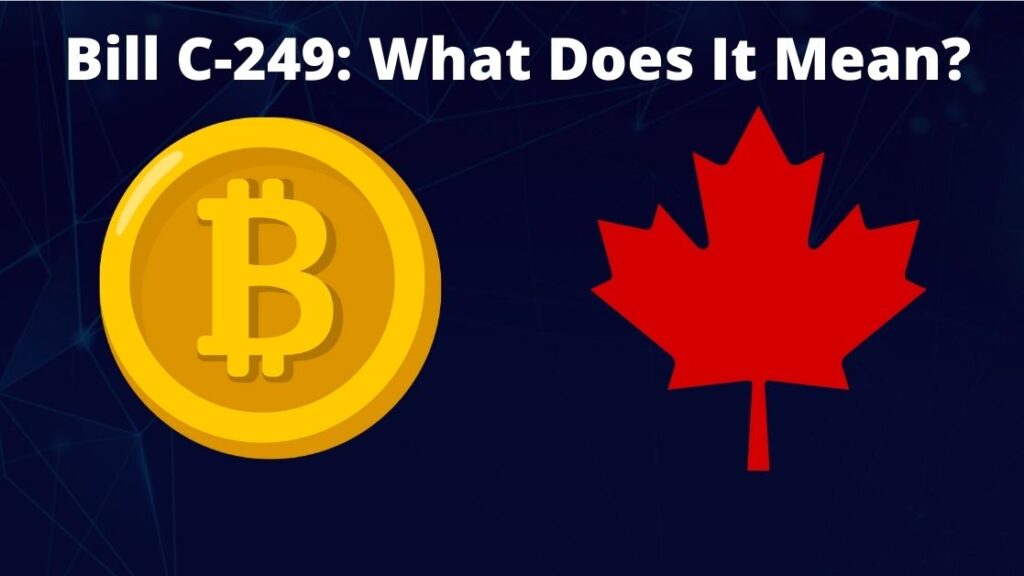 Cryptocurrency Bill C-249 in Canada