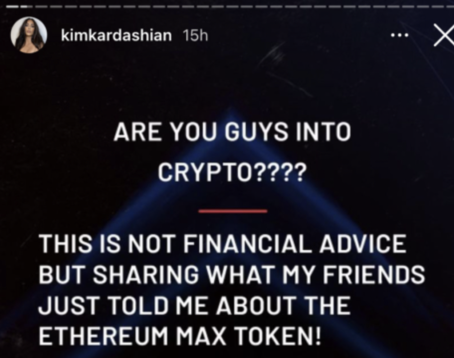Kim Kardashian crypto scam
