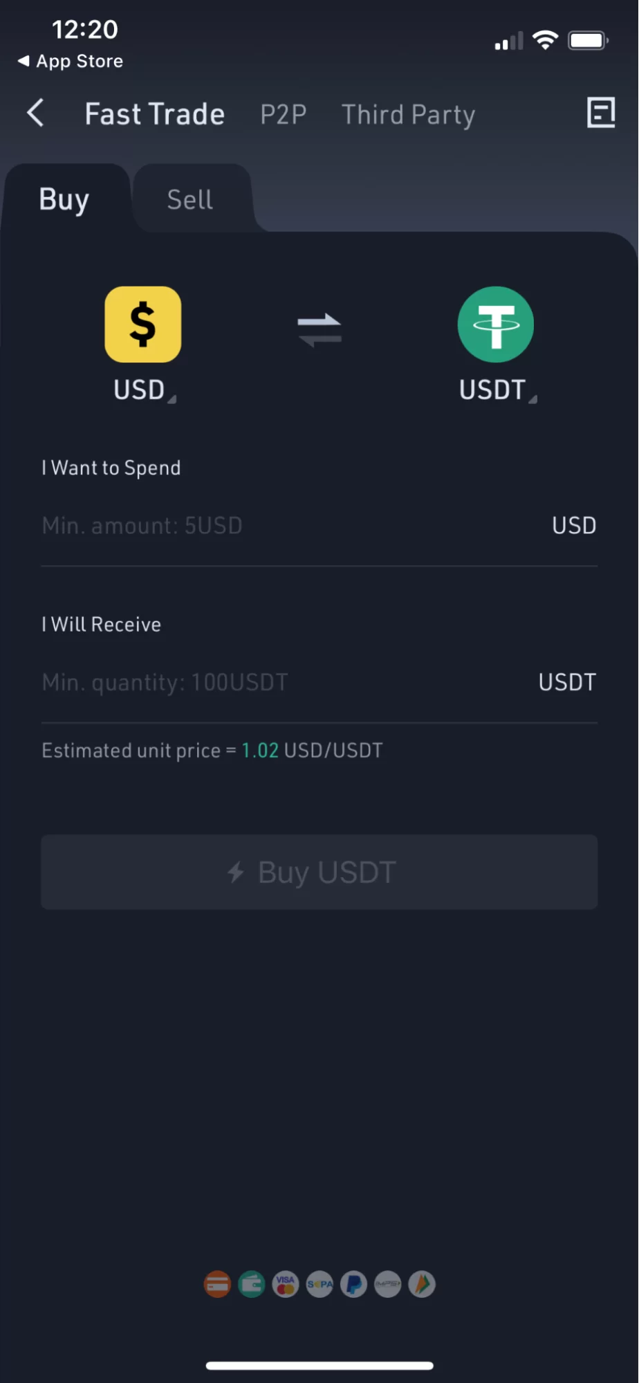 Kucoin app while trading