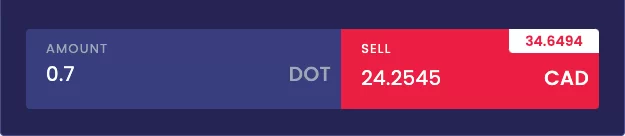 Sell cryptocurrency on NDAX step 3