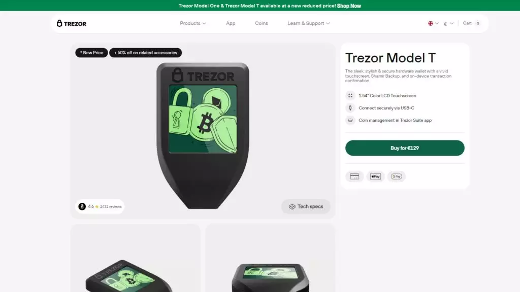 Trezor Model T