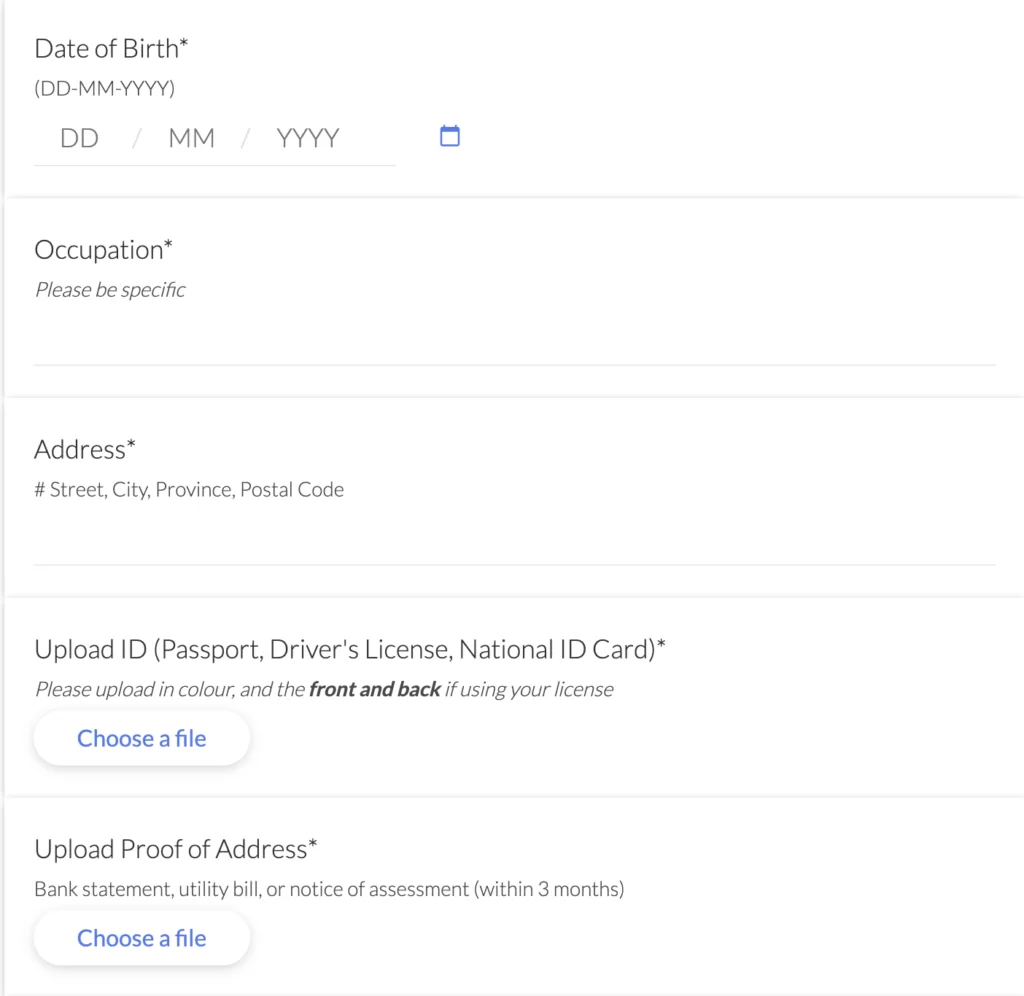 Registering with Satstreet