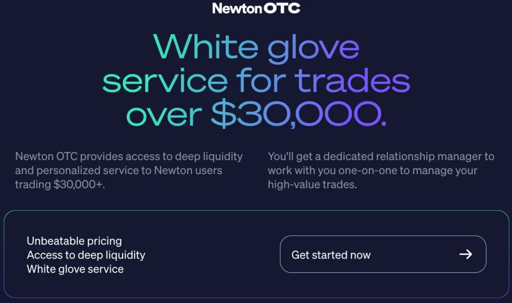 Newton OTC desk designed for Canadians