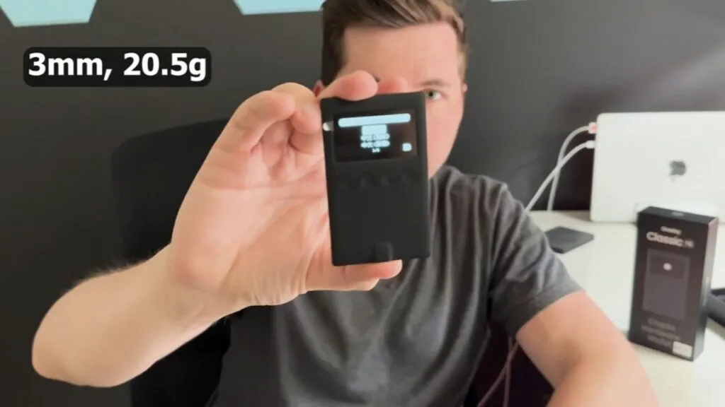 The OneKey Classic 1S stands out with its straightforward design