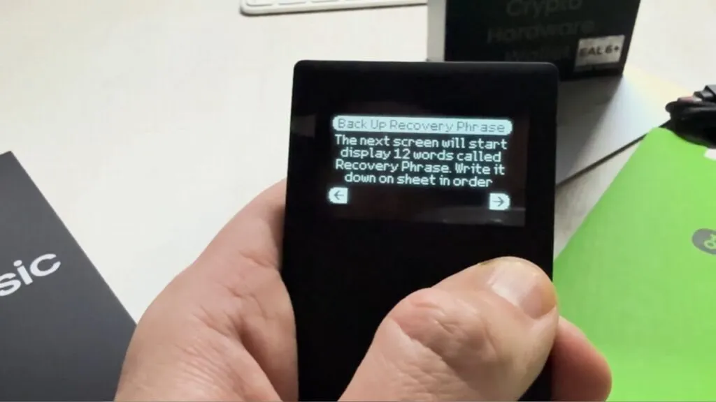 Setting up the Classic 1S as a Wallet